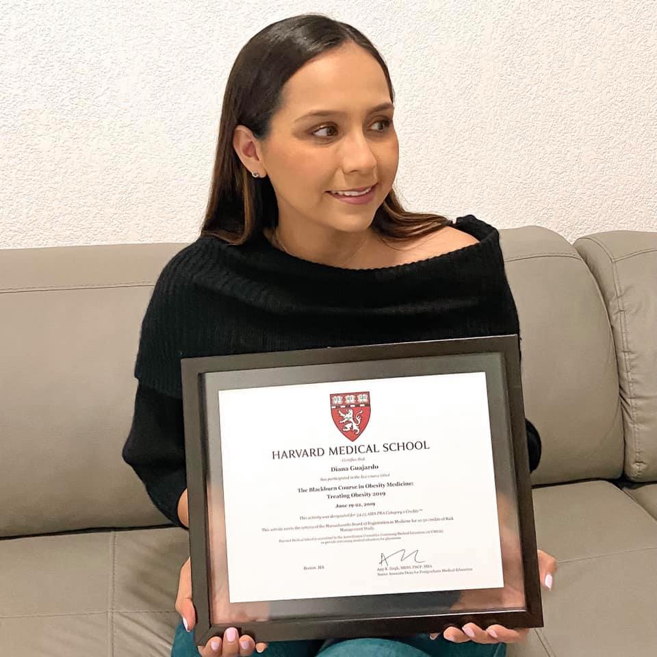 Diana Guajardo - Certificación Harvard Medical School